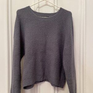 Cozy blue/grey sweater.